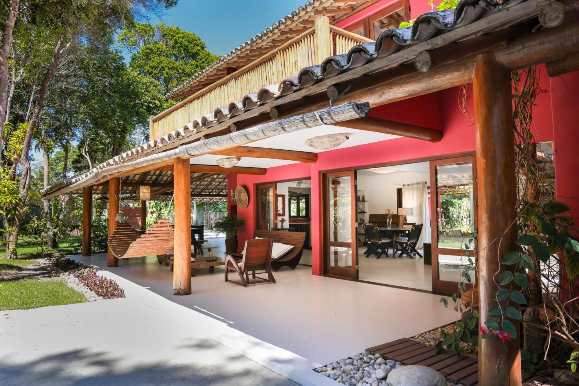 Casa Rosa Coqueiros Villa Porto Seguro Exterior photo