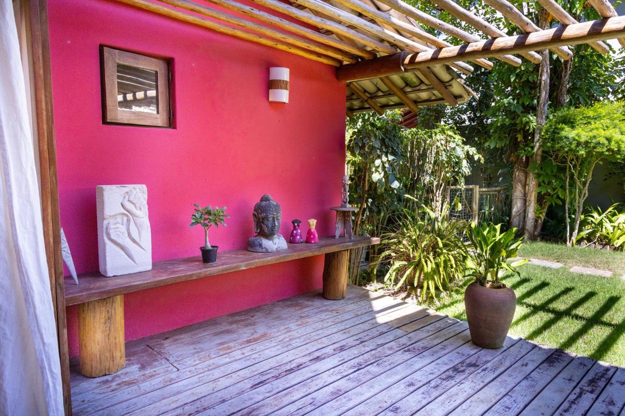Casa Rosa Coqueiros Villa Porto Seguro Exterior photo